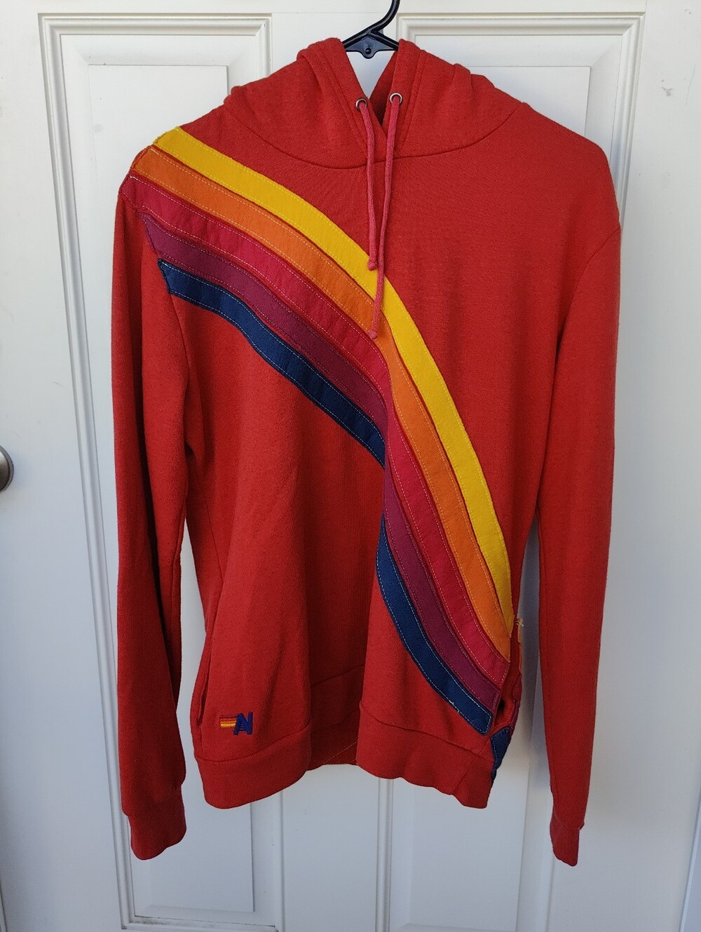 Aviator Nation 5 stripe hoodie size L - Picture 5 of 10